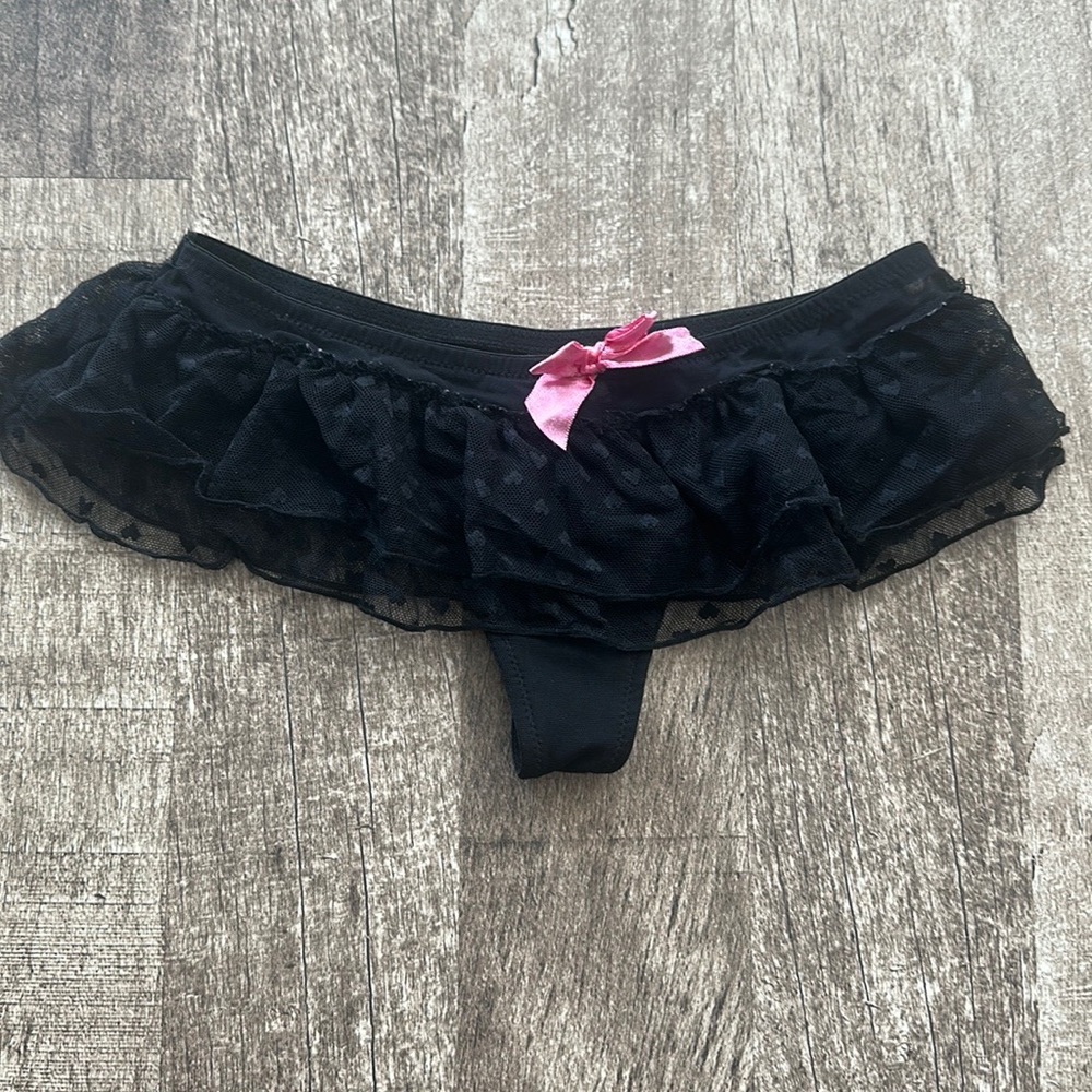 Lace and ruffle